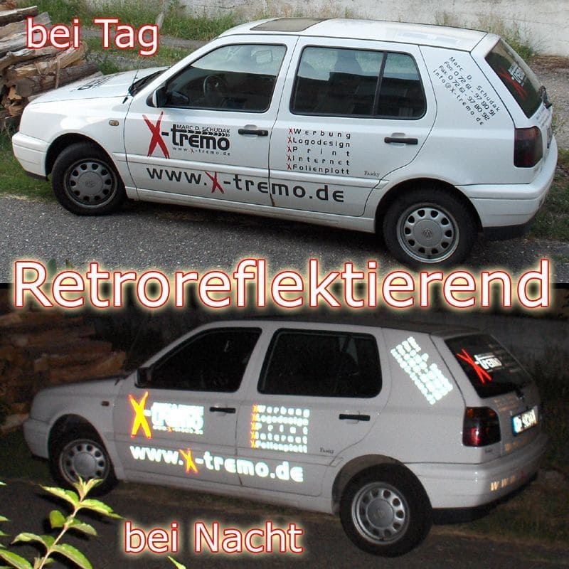 Bei Tag und Nacht auffallen - Retroreflektierend